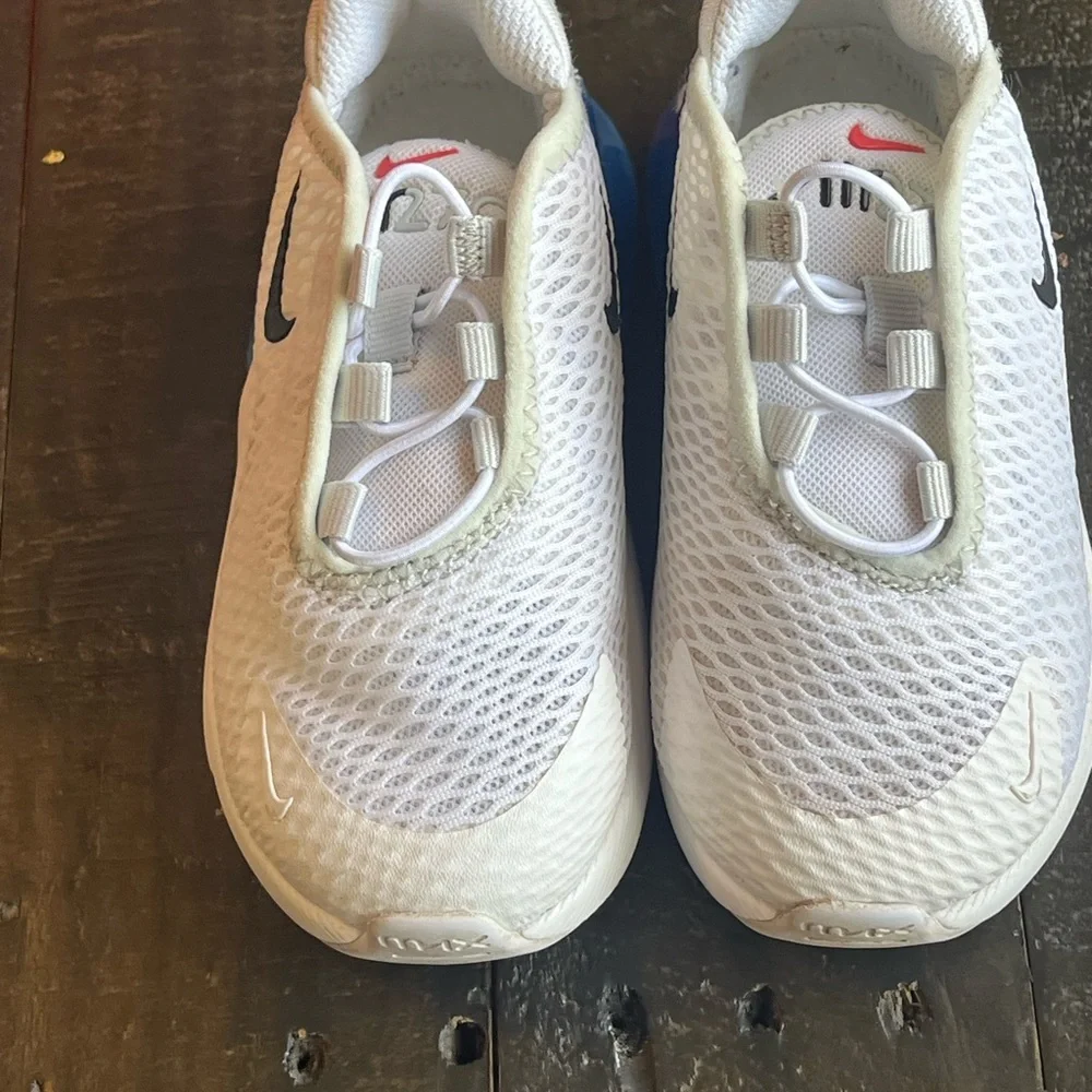 Nike Kids' White and Red Sneakers